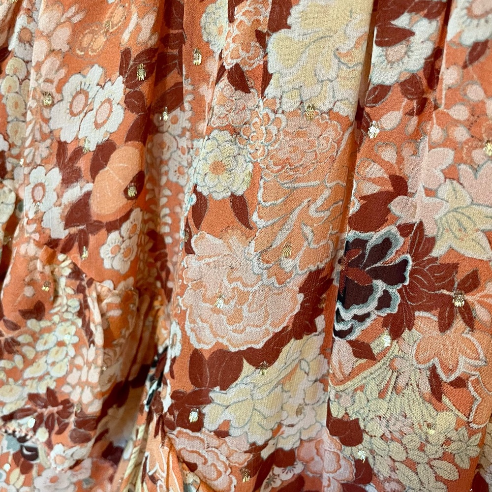 Ulla Johnson silk dress Sz 8 - Picture 7 of 11